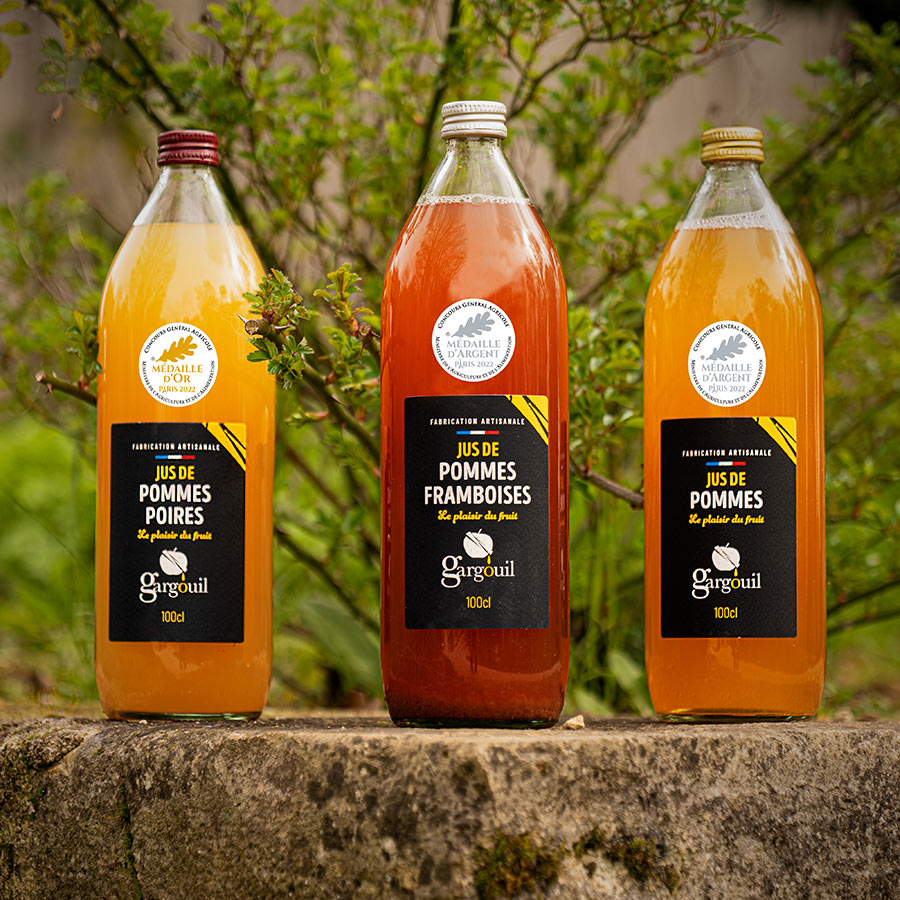 3 jus de fruits médaillés